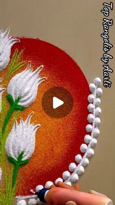 Morpankh Rangoli Design, Easy Quick Rangoli Designs, Rangoli New Designs Creative, Rangoli For Ganesh Festival, Simple Free Hand Rangoli Designs, Simple Rangoli For Diwali Festivals, Simple And Easy Rangoli For Diwali, Rangoli Free Hand Designs, Rangoli Designs Easy For Diwali