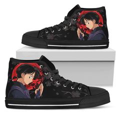 Miroku Inuyasha Sneakers Anime High Top Shoes Fan Gift PT20-Gear Wanta Kikyo Inuyasha, Top Anime, Timeless Classic Style, Black High Tops, Mens High Tops, Inuyasha, High Top Shoes, Sneaker Collection, Fall Collections