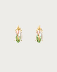 In The Garden Earrings | En Route Jewelry Garden Earrings, En Route Jewelry, Sweet Fashion, Hard Metal, Carnelian Stone, Jewelry Lookbook, Birthday Wishlist, Zimbabwe, Jewelry Inspo