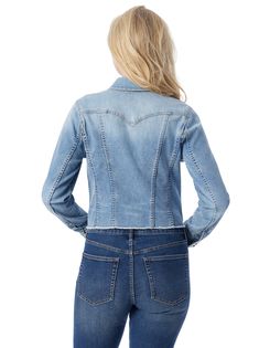 Product Description Denim Jacket Product Details 59% Cotton,28% Polyester,12% Viscose,1% Spandex Machine Washable Frayed Hem Waist Length Imported Waist Length, Jessica Simpson, Denim Jacket, Product Description, Spandex