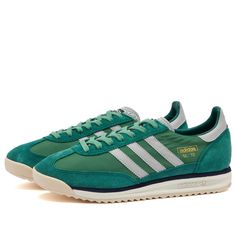 Buy Adidas Sl 72 Rs - Preloved Green, Grey Two & Collegiate Green from END. (US) - only $90. Fast shipping on latest Adidas Adidas Sl 72, 2024 Wishlist, Us Man, Green Grey, Vintage Charms, Adidas Men, Womens Shoes Sneakers, Green And Grey, Adidas Sneakers