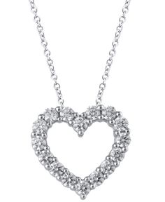 in stock Diamond Heart Pendant Necklace, Heart Pendant Diamond, White Gold Jewelry, Luxe Gifts, Watch Gifts, Diamond Heart, Heart Pendant Necklace, Beauty Gift, Treat Yourself