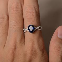 This is a gorgeous handmade creation. Its beauty is its simplicity & Elegance. The 7*9 mm pear shape faceted lab sapphire is crafted in solid sterling silver and with rhodium plated. All item is sent in a beautiful gift box If you have any idea of design your ring,pls contact me directly. You can realize more lovely stuff clicking the link https://www.etsy.com/shop/knightjewelry?refshopsection_shophome_leftnav Please leave the correct address and you phone number for delivering successfully. Teardrop Sapphire Ring With Accent Stones For Anniversary, Teardrop Sapphire Birthstone Ring For Anniversary, Teardrop Sapphire Anniversary Ring, Teardrop Sapphire Ring With Diamond For Gift, Teardrop Sapphire Rings For Anniversary, Teardrop Sapphire Diamond Rings, Pear Shaped Sapphire Rings For Anniversary, Pear-shaped Sapphire Ring, Sapphire Teardrop Promise Ring