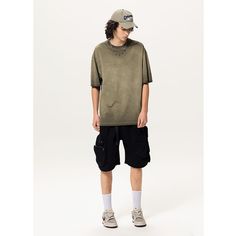 Washed Distressed Army Green Oversized T-shirts Fabric: 100% Cotton Size: S, M, L, XL, 2XL Multiple Color Selections: Purple, Army Green  Season: Summer Oversized Short Sleeve Grunge T-shirt, Oversized Grunge Short Sleeve T-shirt, Oversized Acid Wash Urban T-shirt, Urban Distressed T-shirt For Summer, Oversized Washed Black T-shirt For Summer, Oversized Washed Crew Neck T-shirt, Green Washed T-shirt For Streetwear, Oversized Washed T-shirt With Crew Neck, Oversized Urban Washed T-shirt