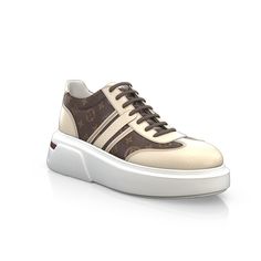 Lightweight Casual Men`s Shoes 41126 | Girotti Cream Custom Sneakers With Contrast Sole, Custom Cream Sneakers With Contrast Sole, Custom Cream Sneakers With Contrast Sole And Round Toe, Custom Cream High-top Leather Sneakers, Cream Leather Custom Sneakers, Cream Leather Custom Sneakers With Round Toe, Custom Cream Leather Sneakers With Round Toe, Custom Beige Sneakers With Textured Sole, Custom Beige Sneakers With Textured Sole And Round Toe