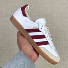 Unreleased Adidas X Sporty & Rich Samba Burgundy Men 10 Available. Brand New In Box Ie7096 100% Authentic. Fast Shipping All Sales Final Unrleased Shoes, Samba Sporty And Rich, Rich Shoes, Samba Adidas, Men's Adidas (men), Shoe Wishlist, Rich Burgundy, Pop Socket, Shoe Inspo