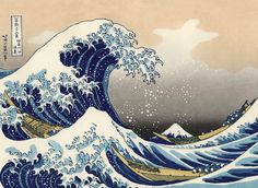 the great wave off kanjika island by horyu koshiwaki