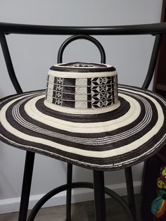 Vueltiao hat..traditional from Colombia  19 laps We offer the most authentic, handmade Colombian Vueltiao hats made by artisans who have perfected the craft for generations. Shipping included Handwoven Toquilla Straw Hat With Curved Brim, Artisan Handwoven Wide Brim Fedora, Handwoven Toquilla Straw Brimmed Hat, Handwoven Brimmed Toquilla Straw Hat, Artisan Beach Hats One Size, Handmade Toquilla Straw Panama Hat With Curved Brim, Artisan Beach Hat, Artisan Woven Panama Hat With Flat Brim, Artisan Woven Flat Brim Panama Hat