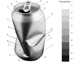 an image of a stainless steel drink can with labels on the side and labeled parts