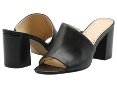 ADRIENNE VITTADINI Albi - Women's Sandals : Black : Stay stylish in the ADRIENNE VITTADINI Albi heels. Faux leather upper and lining. Memory foam insole. Rubberized outsole. Imported. Weight of footwear is based on a single item, not a pair. Comfortable Open Heel Synthetic Heels, High Heel Synthetic Mules With Cushioned Footbed, Comfortable Synthetic Block Heels, Comfortable Block Heel Synthetic Heels, Comfortable Heels With Padded Heel And Round Toe, Comfortable Heels With Cushioned Footbed, Comfortable Leather Block Heel Heels, Comfortable Open Heel Heels With Cushioned Footbed, Comfortable Heels With Cushioned Footbed And Open Heel