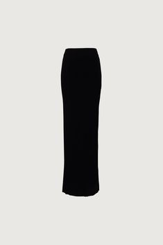 Maxi Skirt (Black) Long Black Maxi Skirt, Black Long Skirt, Long Black Skirt, Skirt Images, Office Wardrobe, Knit Maxi Skirt, Style Goals, Black Maxi Skirt, Out Of Office