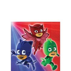 the pj masks party napkins