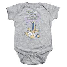 Garfield Bad Day - Baby Bodysuit Baby Bodysuit Garfield Fantastic Beasts 2, Courage The Cowardly Dog, Rocko's Modern Life, Cowardly Dog, Flash Tv Series, Nyc Baby, Barrel Of Monkeys, Halloween Iii, Nickelodeon 90s