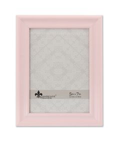 a pink frame with the words macy's on it