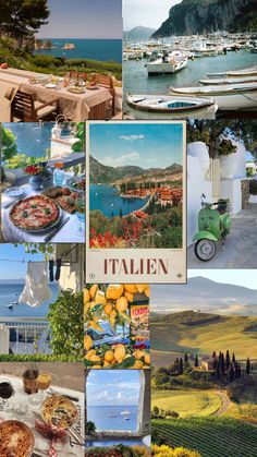 Wallpaper or Bookmark of Italy One Italian Summer Aesthetic, Italy Phone Backgrounds, Summer Aesthetic Vibes 2023, Eroupe Travel Aesthetic, Italy College Aesthetic, Aesthetic Italian Wallpaper, Italian Summer Collage, Italian Rivera Aesthetic