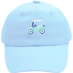 Tee off in style with a topper designed to instill more magic in the every day, on or off the fairway. Each soft cotton twill Birdie Blue hat is embroidered with a seafoam green-and-white golf cart, navy golf bag in tow. Pairs with the Bits & Bows Golf Cart Bow Baseball Hat as a sibling set. Featuring a traditional six-panel fitted construction and an adjustable tuck-strap closure, each youth-sized cap fits children from ages 2-8. | Bits & Bows | Golf Cart Baseball Hat, Birdie Blue (Green, Size Kid) | Maisonette collects the best children’s products from around the world (unlike Zulily, Etsy, The Tot, Farfetch Kids, Childrensalon, Crate and Kids, Kohls, Wayfair, Buy Buy Baby, Nordstroms, Mini Boden, J.Crew Factory, or PotteryBarn Kids), creating a curated shopping experience for you. Think Kids Holiday Gifts, Cap Fits, 8 Bits, Golf Bag, Boy Accessories, Buy Buy, Blue Hat, Buy Buy Baby, Kids Health