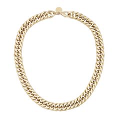 The Arya necklace is made from our thinner more slinky curb chain. This curb chain is a lighter option to our other curb chains. Wear this gorgeous necklace during the day as a stand alone piece or transition your look from day to night stacking this with our other chain options. See our Layering Necklace Collection to complete your look! Material: Brass Plating: 10k Gold or Rhodium-silver Necklace has a clear protective coating to prevent from quick wear and tarnishing. Curb chain measures: 11. Modern Everyday Necklace With Curb Chain, Modern Curb Chain Necklace For Everyday, Modern Everyday Curb Chain Necklace, Luxury Chunky Chain Necklace For Everyday, Everyday Luxury Link Chain Necklace, Modern Everyday Luxury Gold Chain Necklaces, Modern Everyday Luxury Gold Chain Necklace, Minimalist Cuban Link Chunky Chain Necklace, Minimalist Chunky Cuban Link Chain Necklace