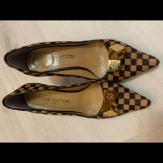 Vintage Loui Vuitton Louis Vuitton Shoes, Horse Hair, Louis Vuitton, Women Shoes, Gold, Color