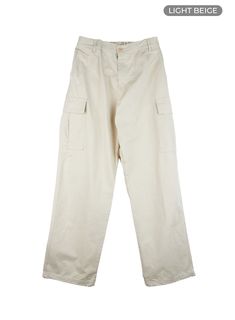 mens-loose-fit-cargo-pants-ig409 / Light beige Cream Straight Leg Utility Cargo Pants, Cream Straight Leg Cargo Pants With Patch Pockets, Classic Straight Cargo Pants With Pockets, Cream Cotton Cargo Pants For Work, Classic Beige Bottoms With Pockets, Cream Straight Leg Utility Pants, Cream Cargo Pants For Workwear, Cream Cargo Pants With Pockets For Workwear, Beige Tapered Leg Pants With Multiple Pockets