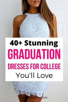 40+ insanely cute graduation dresses for college to shop now! | Graduation outfit ideas | Graduation outfit ideas black girl | graduation outfit ideas college | graduation outfit ideas high school | graduation dresses | graduation dress | graduation outfit ideas university | high school graduation outfit | college graduation outfit | graduation dress | trendy graduation outfit | graduation dresses for high school | graduation dresses for college | graduation dress ideas | graduation dress classy Dress For Graduation University, University Graduation Outfit Classy, Graduation Dress University Classy, Graduation Dress College Classy