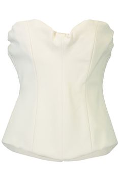 VICTORIA BECKHAM-Corset Top- Victoria Corset Top, Luxury White Corset, Vintage White Fitted Corset, Luxury Cream Corset, Chic White Cropped Corset, Victoria Beckham Outfits, Fred Leighton, Casual Evening, Western Chic