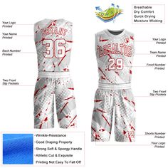 Represent your distinct look with this custom basketball jersey from our web. It boasts environmentally friendly sublimation digital printing technology and classic trims along with moisture-wicking technology for added comfort. Features: 1. Material: 100% Recycled Polyester 2. Jersey with sublimation printed name and numbers 3. Fit: Jerseys have an athletic cut. For a looser fit, we recommend ordering one size larger than you normally wear 4. Moisture-wicking fabric has spongy handle, good drap White Jersey Basketball Design, Plain White Jersey Basketball, White Jersey Sublimation Design For Basketball, Nba - Full Sublimation Basketball Jersey Design, Sleeveless Basketball Sublimation T-shirt With Graphic Print, Custom Basketball, Blue Football, Blue Camo, White Jersey