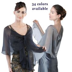 It is that finest silk chiffon scarf wrap, that will be your favorite forever. You can create your unforgettable image, accentuate any of your outfit, whether it’s a classic black evening/ cocktail dress, or your favorite dressy jeans to cover your shoulders. With this wrap you have unlimited