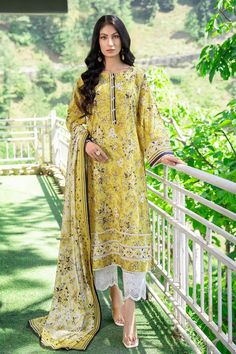 2PC Unstitched Printed Lawn Shirt and Dupatta KSD-2832 Printed KHAS STORES Monochrome Baby, Men Loungewear, Lawn Shirts, Sale House, Summer Vibes, Printed Shirts, Lawn, Lounge Wear, Essence