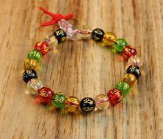 Bracelets Default Mantra and Wisdom Bracelet jb618 Colorful Bracelet, Wrist Mala, Om Mani Padme Hum, Tibetan Buddhist, All That Glitters, Colorful Bracelets, Merry And Bright, Out Loud, Beautiful Bracelet