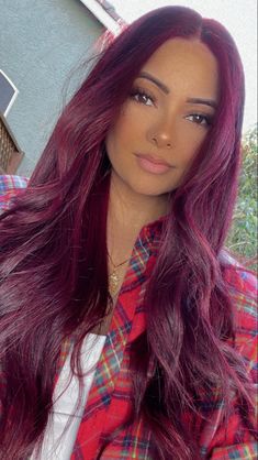 Casual Hairstyles For Long Hair, Long Auburn Hair, Hair Color Red Ombre, Red Violet Hair, Good Dye Young, Brown Hair Looks, Casual Hairstyles