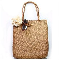 Hello! Welcome to our store! Quality is the first with the best service. customers all are our friends. Size: One Size.  Color: Beige.  Gender: unisex.  Age Group: adult. Rattan Handbags, Beige Purses, Knitting Tote Bag, Brown Tote Bag, Straw Tote Bag, Straw Handbags, Rattan Bag, Brown Tote, Tote Bags Handmade