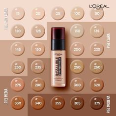 Loreal Infallible Foundation Shades, Designer Makeup, Makeup Shades, Makeup Is Life, Maybelline Makeup