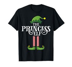 PRICES MAY VARY. Princess girl fancy present 2020. Hundreds more custom options on more top styles in our shop. Unique Xmas morning or work office party outfit. Cute elf hat, socks and shoe design. Fun pyjama top for adult men, women, kids, toddler boys, youth teen girls to wear for the Christmas Eve picture. Set of holiday families sibling, brother, sister, parents or couples. Santas helper elves. Gag gift for him or her on Thanksgiving. Lightweight, Classic fit, Double-needle sleeve and bottom Christmas Eve Pictures, Matching Family Pjs, Christmas Elf Costume, Elf Family, Elves Gift, Elf T Shirt, Family Pjs, Pajama Outfit, Family Matching Christmas