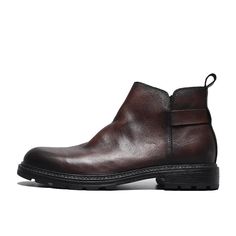 Elevate your footwear game with our handmade men's cow leather rugged chelsea boots. crafted with utmost precision and genuine cow leather, these boots combine timeless style with unmatched durability. step into confidence and embrace the rugged charm these boots bring to any outfit. Handcrafted Boots, Rugged Leather, Oxford Brogues, Mens Shoes Boots, Modern Man, Grunge Outfits, Timeless Style, Cow Leather, Chelsea Boots