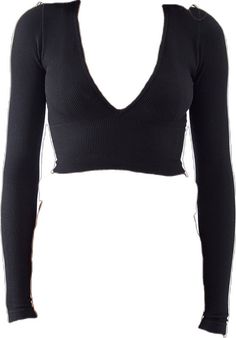 Stretch V-neck Crop Top For Night Out, Trendy V-neck Crop Top For Fall, Chic V-neck Crop Top For Fall, Fall Trendy V-neck Crop Top, Trendy Stretch Cropped V-neck Sweater, V-neck Stretch Crop Top For Night Out, Fitted V-neck Cropped Sweater For Spring, Stretch Cropped V-neck Sweater For Spring, Trendy V-neck Crop Top For Night Out