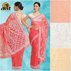 "Find more items of ADA:- https://www.etsy.com/in-en/shop/AdachikanStudio SKU: A204484 Fabric: Faux Georgette Length of the Saree: 5.50 meter Blouse Fabric: 1 meter Color: Carrot Pink Embroidery: Bakhiya , Keelkangan and Jaali Thread: White Cotton Touch and Feel: Soft and Comfortable Silhouette: Feel elegant with Ada Chikankari saree. The alluring Peach Faux Georgette saree weaved with white cotton thread. The fabric is lightweight and soft, best for any season use. Disclaimer: Blouse Shown for Traditional Saree With Chikankari Embroidery For Puja, Saree With Chikankari Embroidery For Puja, Chikankari Embroidery Saree For Puja, Bollywood Style Chikankari Embroidery Saree For Puja, Bollywood Style Saree With Chikankari Embroidery For Puja, Bollywood Style Chikankari Saree For Puja, Orange Traditional Wear With Chikankari Embroidery In Georgette, Festive Chikankari Embroidery Choli With Traditional Drape, Festive Traditional Drape Pre-draped Saree With Chikankari Embroidery