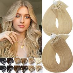 ad eBay - 300PCS Thick Micro Ring Loop Bead 100% Remy Human Hair Extensions Nano Micro Tip - Buy Now, click the link (eBay) Wire Hair Extensions, 100 Remy Human Hair, Remy Human Hair Extensions, Styling Products, Wigs Hair Extensions, Remy Human Hair, Human Hair Extensions, Thick Hair Styles, Hair Extensions