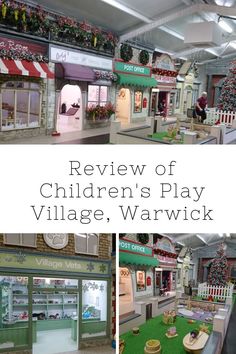 the view of children's play village, warwick with text overlay that reads review of children's play village, warwick