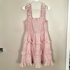 Perfect For Spring/Summer Or For A Barbie Costume Pink Gingham Dress, Barbie Costume, Western Look, Pink Gingham, Gingham Dress, Womens Casual Outfits, Nordstrom Dresses, Ever After, Nordstrom Rack