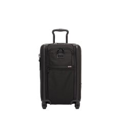 This compact carry-on is equipped with built in USB port to keep you connected on the go. Zipper expansion allows for up to 2" of additional space in the main compartment and a built in garment sleeve accommodates one suit. Ballistic nylon and cowhide leather. 14"W x 9"D x 22"T. Imported. Black Nylon Luggage For Travel, Black Nylon Travel Luggage, Black Nylon Luggage For On-the-go, Tumi Voyageur Backpack, Functional Black Luggage With Anti-theft Pocket, Travel Luggage, The Expanse, Cowhide Leather, Tops Designs