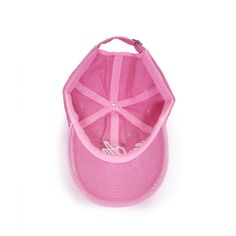 Material: Cotton Size: adjustable, suitable for most head sizes. Head circumference: about 56-58 cm / 22 inches -24 inches Casual Pink Hats With Adjustable Fit, Pink Baseball Cap Style Dad Hat For Summer, Pink Baseball Cap With Curved Visor For Summer, Pink Sports Hats With Embroidered Logo, Pink Dad Hat For Summer, Pink Summer Baseball Cap Dad Hat, Pink Sports Hats For Summer, Pink Curved Visor Hat For Summer, Pink Snapback Dad Hat For Summer