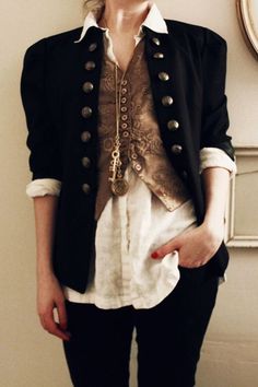 Everyday Steampunk, Casual Steampunk, Mode Mantel, Elegante Casual, Looks Street Style, Outfit Trends, Business Outfit, 가을 패션