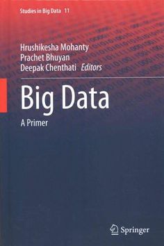 a book cover with the title big data