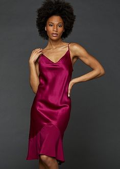 Night V-neck Dress With Satin Finish, Silk V-neck Nightgown For Wedding Night, Elegant V-neck Evening Nightgown, Elegant Silk V-neck Nightgown, Elegant Evening Nightgown With V-neck, Feminine Modal Satin Wedding Dress, V-neck Satin Finish Dress For Night, Fitted Bias Cut Dress For Night, Bias Cut Fitted Dress For Night