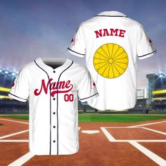 -----𝐏𝐑𝐎𝐃𝐔𝐂𝐓----- - The boxed flatback mesh fabric of the custom baseball jerseys offers outstanding durability, insulation, and wrinkle resistance. - Our baseball jerseys can do machine wash in cold with similar colors/no bleach/low iron. - Baseball jerseys are breathable, durable, and easy to care for, polyester is the ideal material for athletes everywhere. - Feel free to create a design with our custom baseball jerseys. You can put the player names or logos on our great quality baseba White Cotton Baseball Jersey For Team Events, White Graphic Print Baseball Jersey For Fans, White Baseball Jersey With Sublimation Print For Fans, Breathable Cotton Baseball Jersey For Sports Events, White Graphic Print Baseball Jersey For Team Events, White Baseball Jersey With Graphic Print For Team Events, White Fan Apparel Baseball Jersey, White Baseball Jersey With Sublimation Print, White Collegiate Baseball Jersey With Breathable Fabric