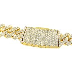 Command everyone's attention with the 19-5/8 cts. t.w. of diamonds in this show-stopping 14K gold Cuban link chain necklace for men. Fashioned in 14K gold Each Cuban link along the chain dazzles with four rows of diamonds. This choice makes a bold statement of style. The 24.0-inch necklace secures with a diamond-lined box clasp, completing this impressive 19-5/8 ct. t.w. diamond design. Diamond Cuban Link Chain, Gold Cuban Link Chain, Chain Necklace For Men, Cuban Link Chain Necklaces, Box Clasp, Link Chain Necklace, Necklace For Men, Cuban Link Chain, Cuban Link