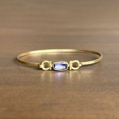 Faceted Purple Tanzanite Rectangle Bracelet Modern Yellow Gold Tanzanite Jewelry, Tanzanite Bracelet, Newport Ri, Royal Purple, Purple Hues, Gift Card Shop, Bracelet Gift, Ring Necklace, Newport