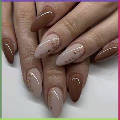 Classy Fall Almond Nails, Almond Nails For Autumn, Neutral Gel Nails Almond, Autumn Style Nails, Fall Nail Inspiration Autumn Almond, Neutral Fall Acrylic Nails, Fall Nails Ideas Autumn Short Almond, Neutral Christmas Nails Short, Fall Nail Inspo Almond Short