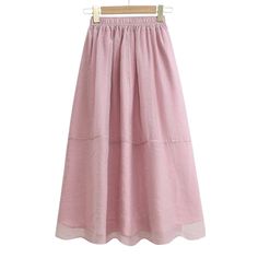 Comfort and style for every occasion! With a wide range of sizes and a flattering A-line silhouette, the Skirt Queen Moan is perfect for any body type. Made of high-quality cotton and voile fabric, this mid-calf skirt will provide you with the ultimate comfort and breathability. Plus, its empire waistline and broadcloth material make it a versatile piece for any wardrobe. Get yours today and experience the benefits of the Skirt Queen Moan ! Waist Size: 23.6" - 40.1" / 60cm-102cm Length: 31.5" / Feminine Solid Color Maxi Skirt For Summer, Summer Feminine Maxi Skirt, Spring Maxi Skirt With Elastic Waistband, Summer Daywear Wide Leg Skirt, Non-stretch Gathered Maxi Skirt For Spring, Spring Daywear Long Maxi Skirt, Spring Solid Color Long Maxi Skirt, Feminine Solid Color Lined Maxi Skirt, Cotton Tiered Skirt In Solid Color