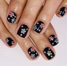 Nail Design Glitter, Her Nails, Really Cute Nails, Minimalist Nails, Dream Nails, Fire Nails, Funky Nails, Pretty Acrylic Nails, Chic Nails